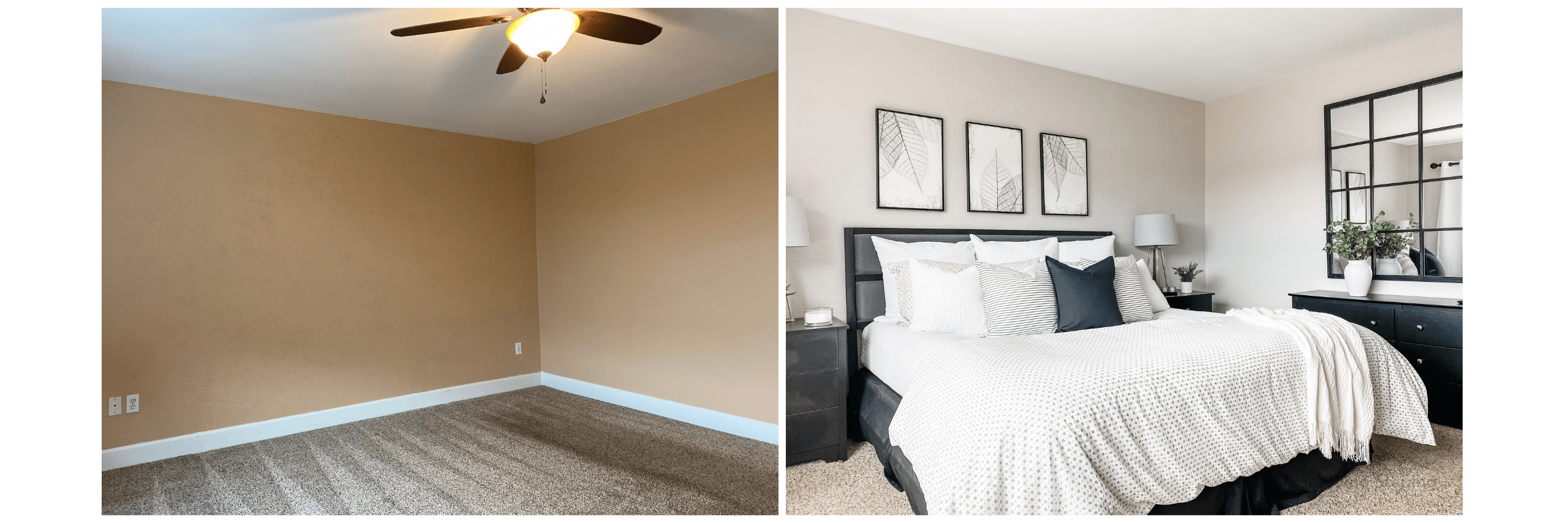 Bedroom Makeover Before and After Photos