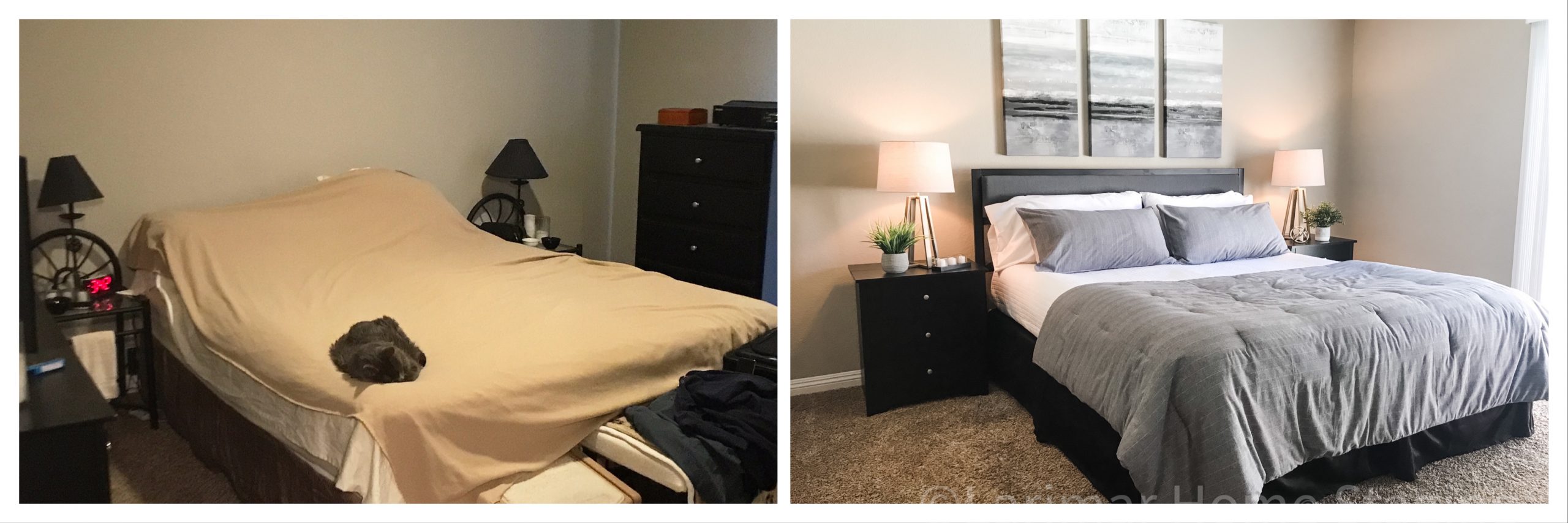 Before and After a Home Staging Consultation