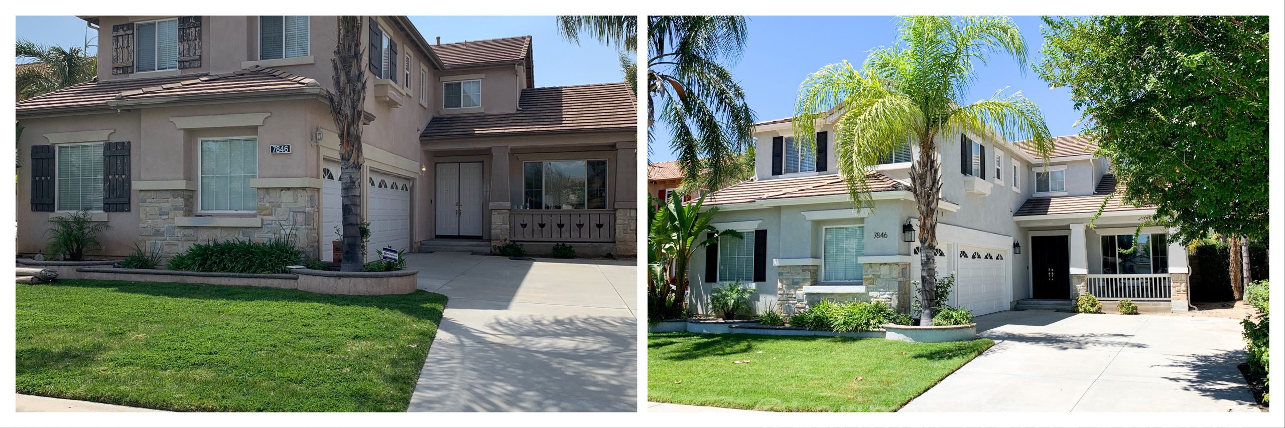 Before and After Curb Appeal Makeover